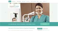 Desktop Screenshot of accesscentre.ca